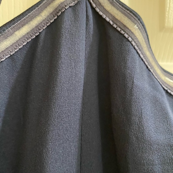 Brand New, Never Worn Navy Blue Cocktail Dress With Small Cutout - Picture 3 of 4